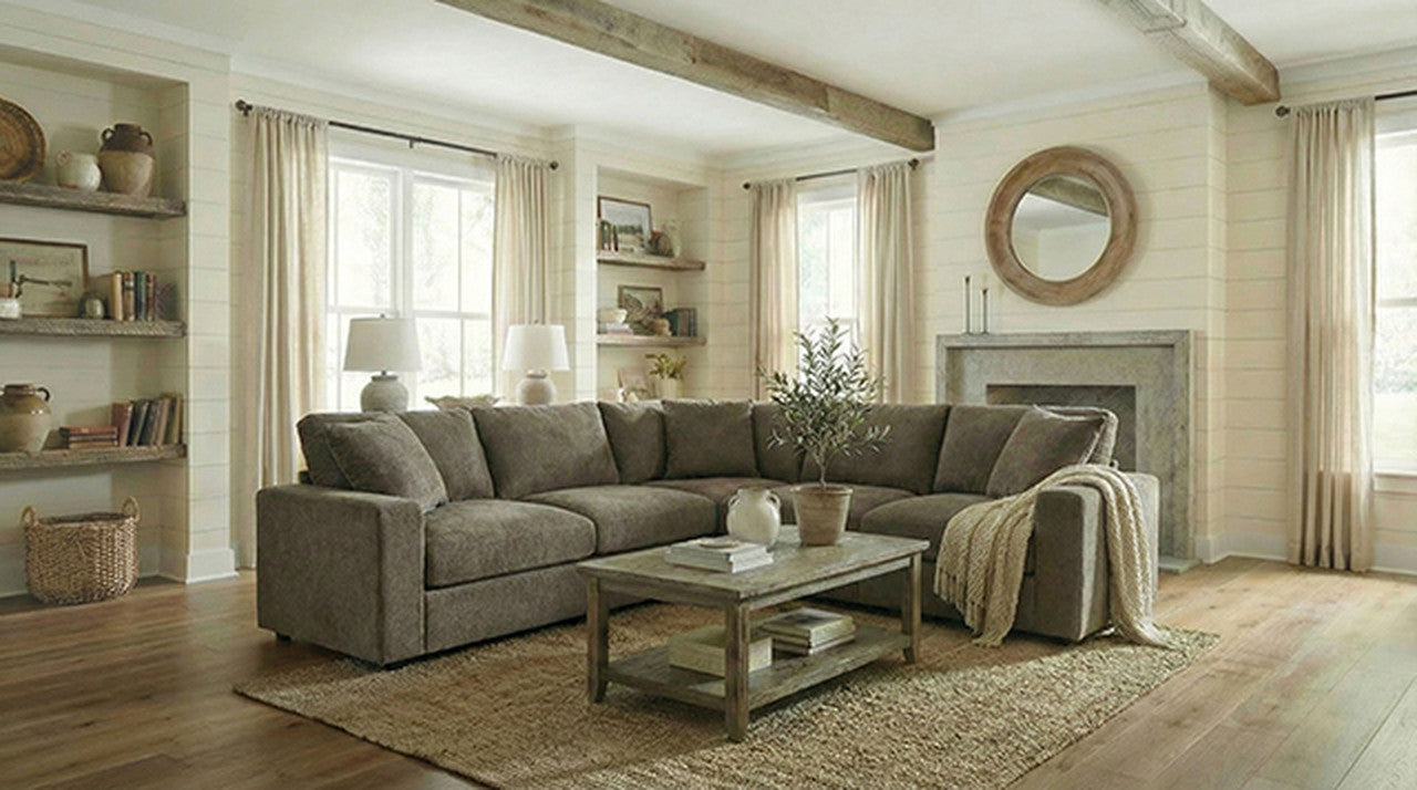 Crowle Light Brown Sectional