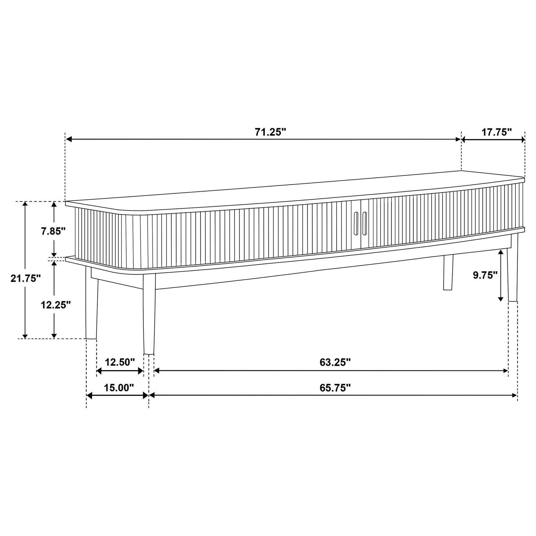 Croyden Weathered Natural 71-inch TV Stand Media Console - Ornate Home