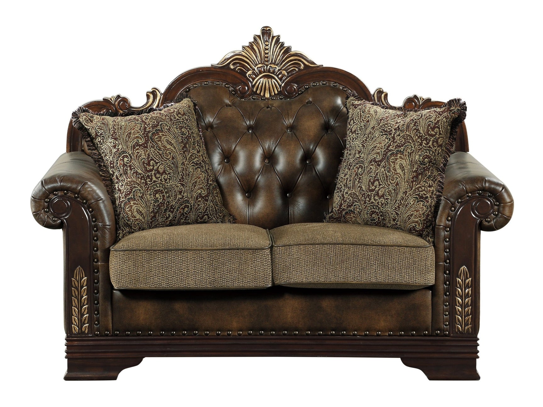 Croydon Brown Loveseat - Ornate Home