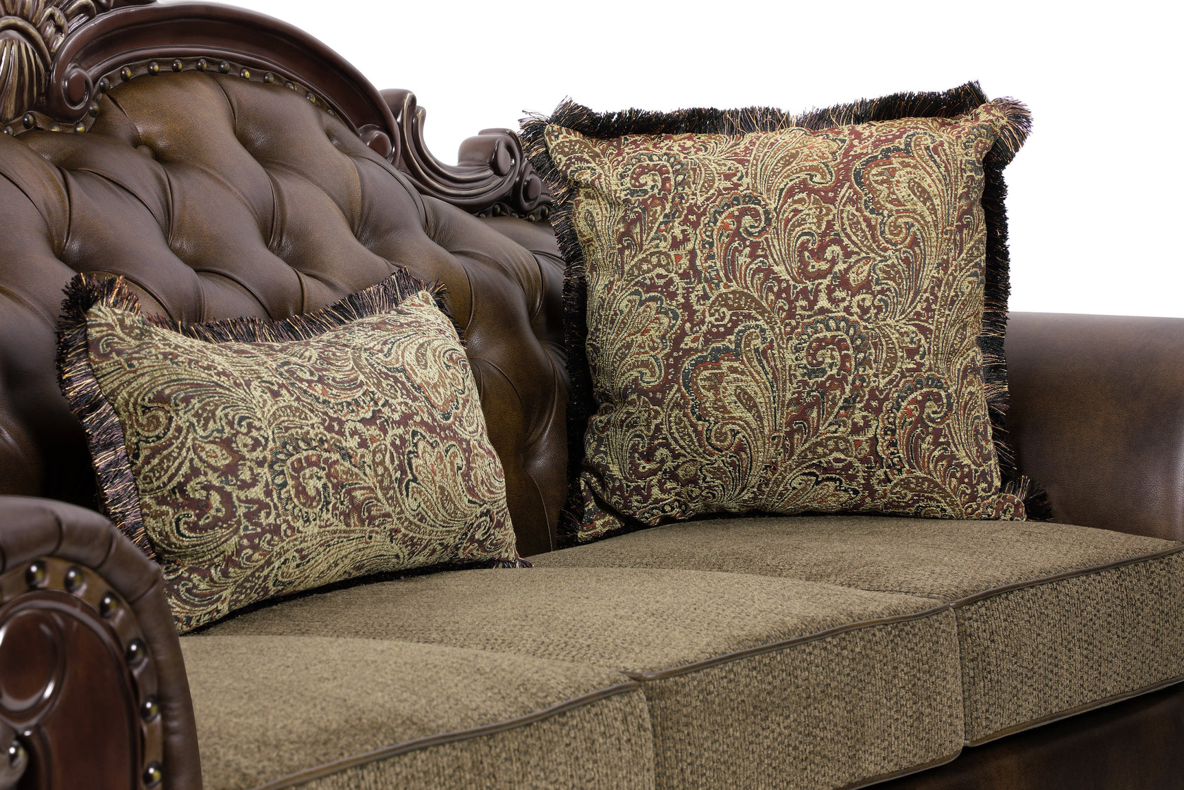 Croydon Brown Sofa - Ornate Home