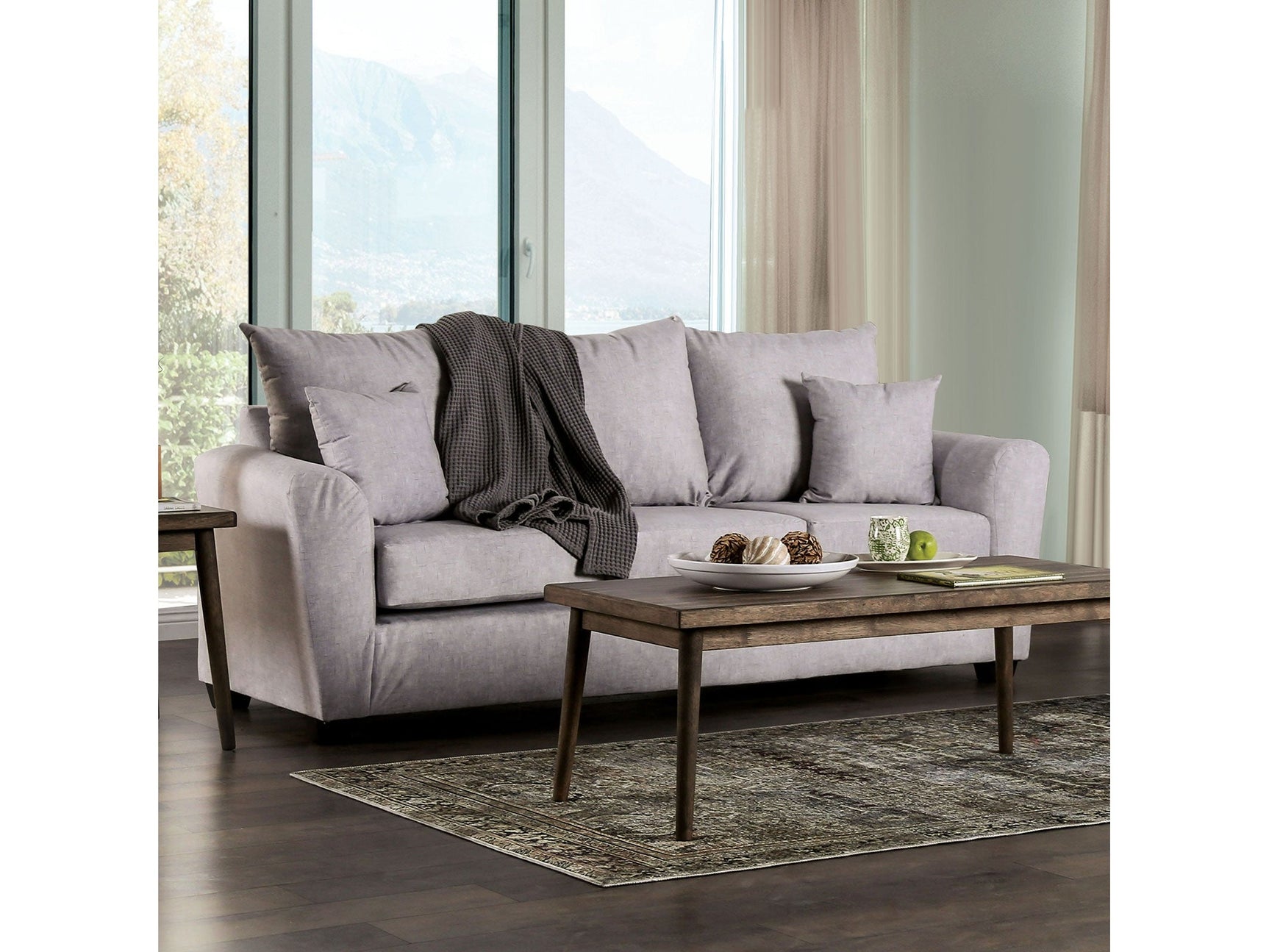 Croydon Light Gray Sofa - Ornate Home