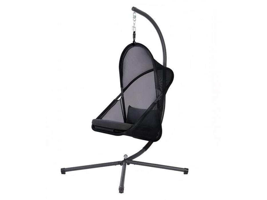 Crush Black Swing Chair - Ornate Home