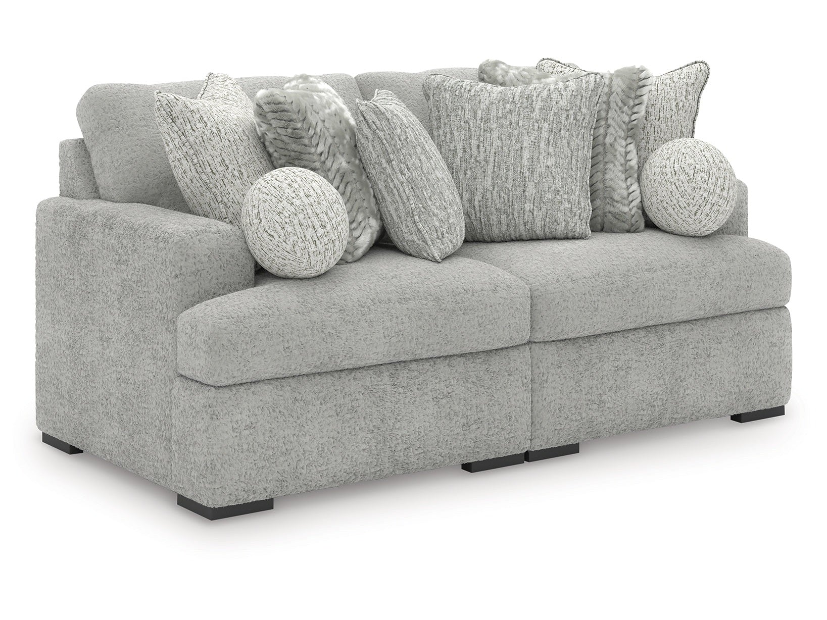 Cuddle Plush Arctic 2-Piece Sectional - Ornate Home
