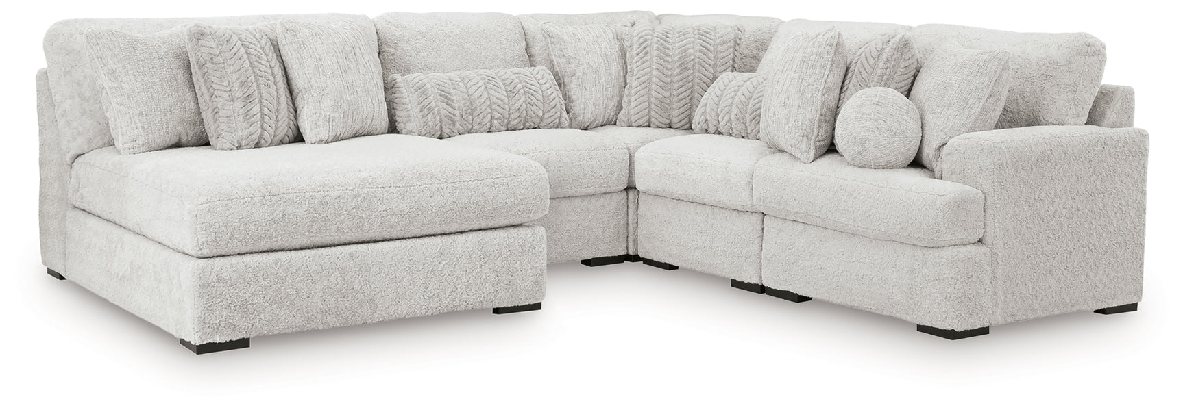 Cuddle Plush Arctic 5-Piece Sectional with Chaise (Online Special Price) - Ornate Home