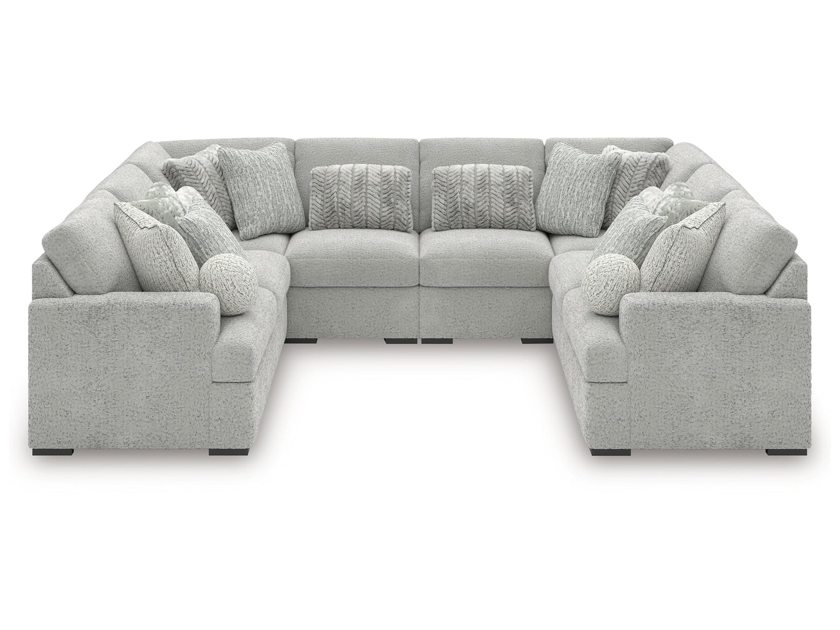 Cuddle Plush Arctic 8-Piece Sectional - Ornate Home