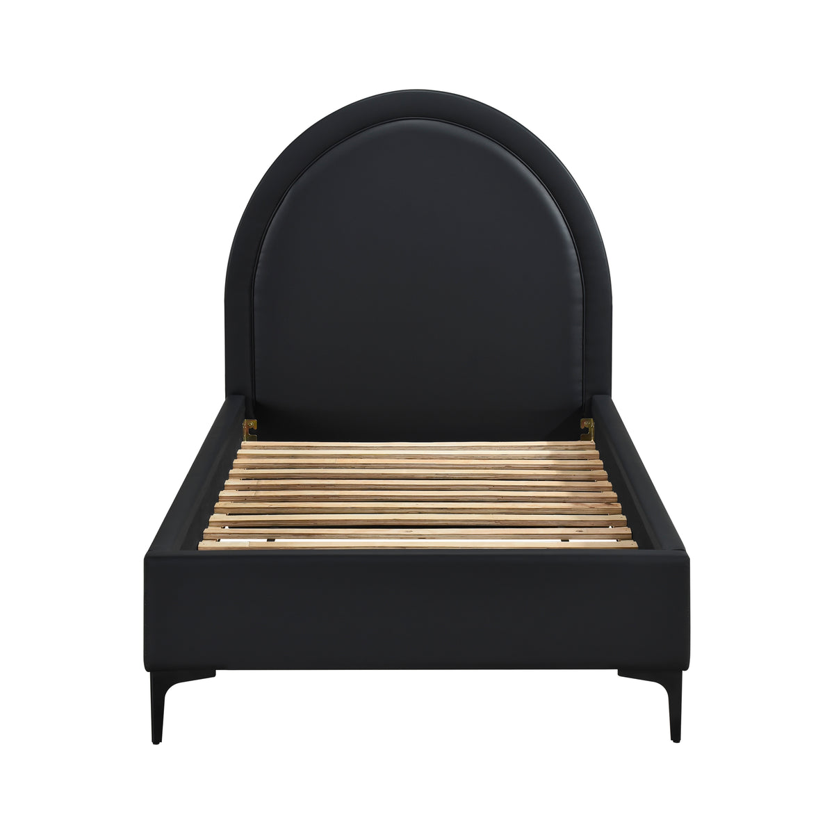 Cuero Charcoal Twin Platform Bed - Ornate Home