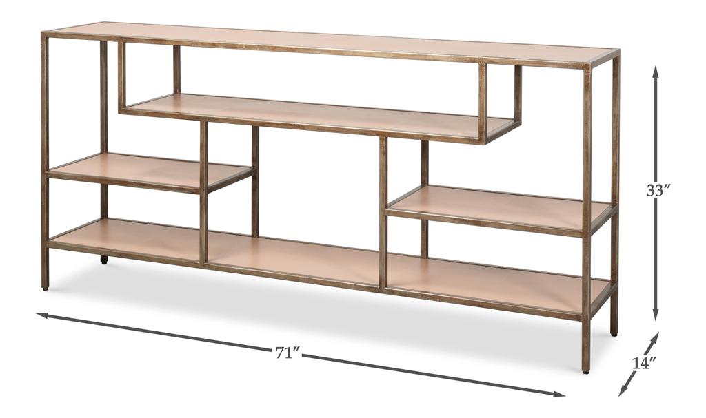 Cullum Tan Console - Ornate Home