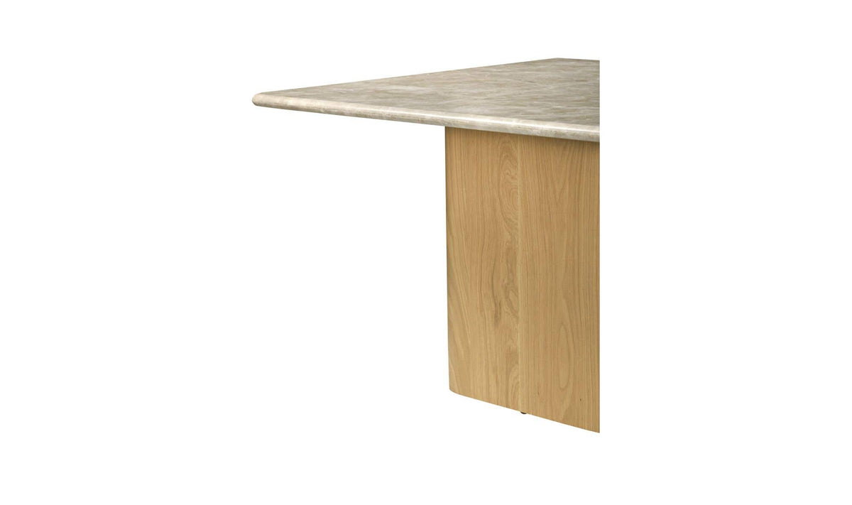 Culver Grey Marble Dining Table Silk - Ornate Home