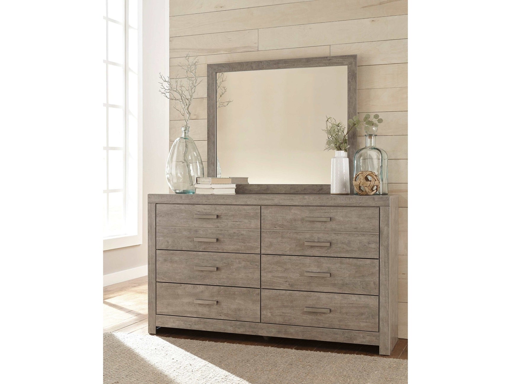 Culverbach Gray Dresser & Mirror - Ornate Home
