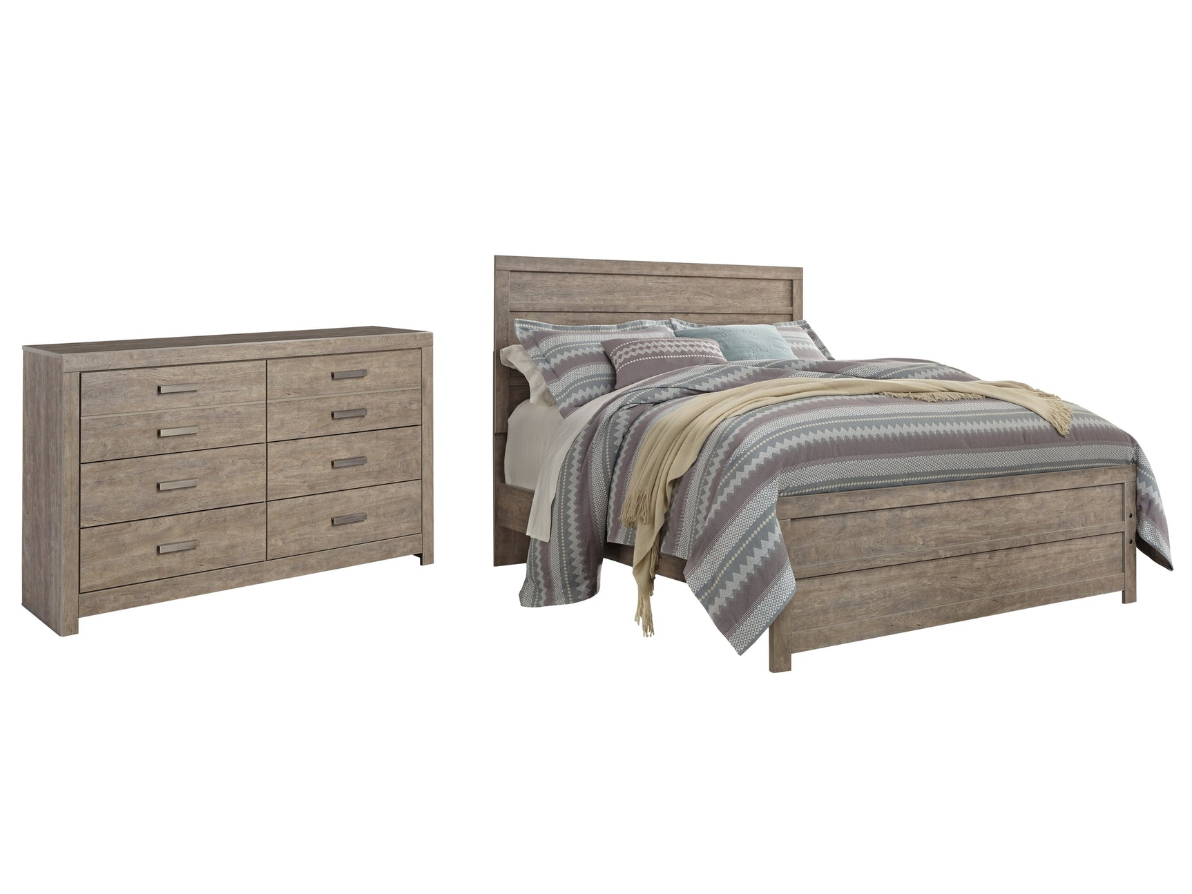 Culverbach Queen Panel Bedroom Set with Dresser - Ornate Home