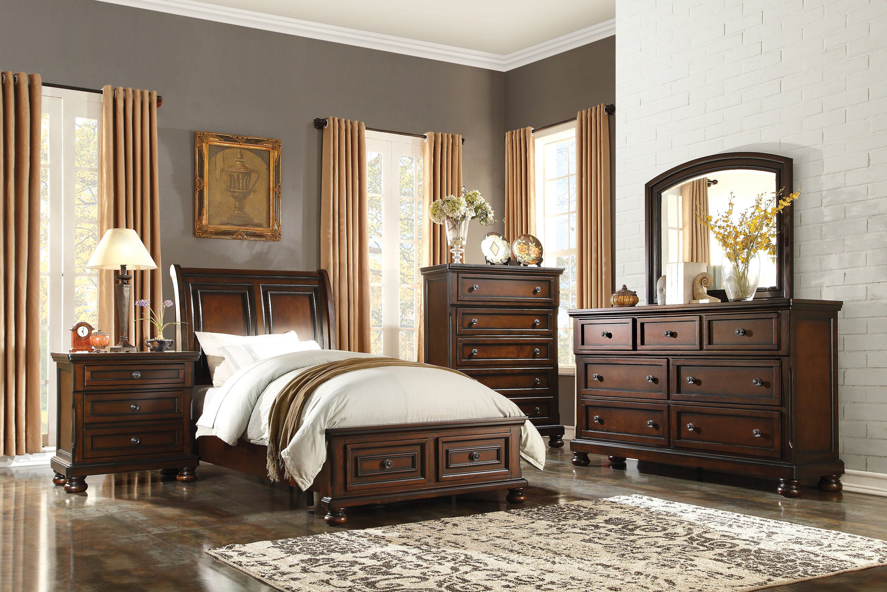 Cumberland Brown Cherry Chest - Ornate Home