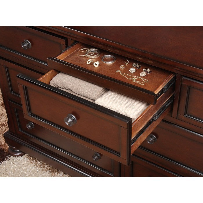 Cumberland Brown Cherry Dresser - Ornate Home