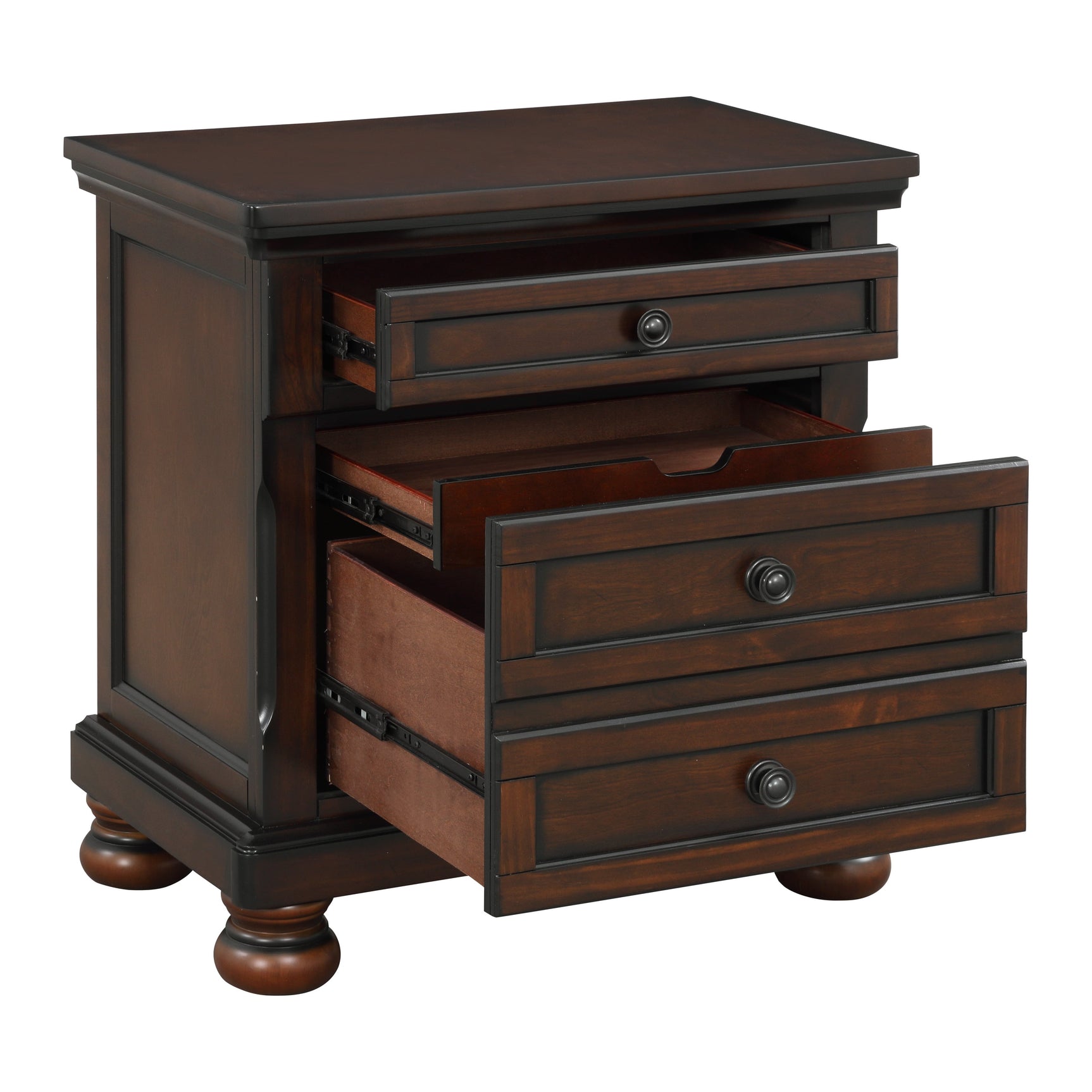 Cumberland Brown Cherry Nightstand - Ornate Home