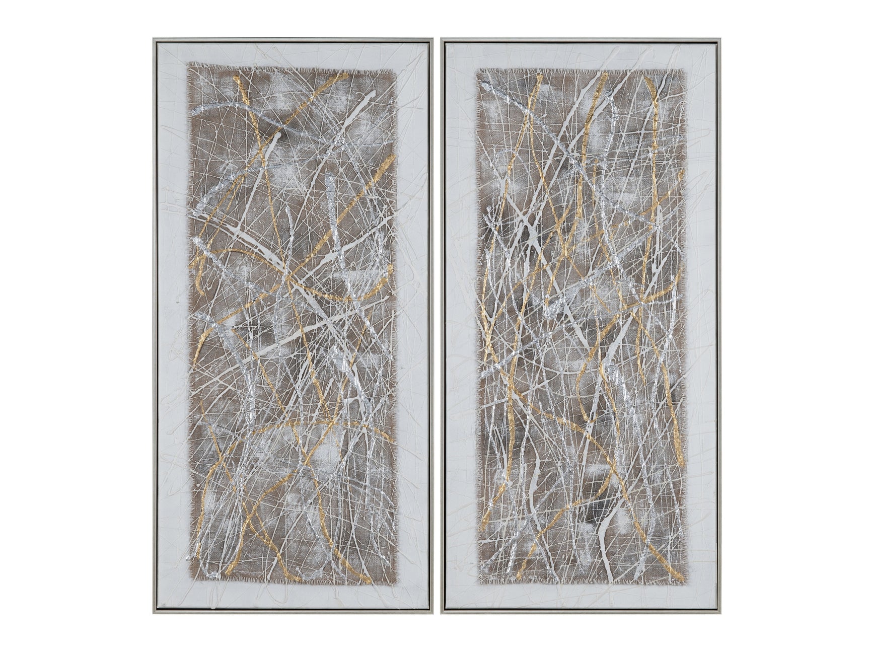 Cumberland Brown/Gold Canvas - Ornate Home