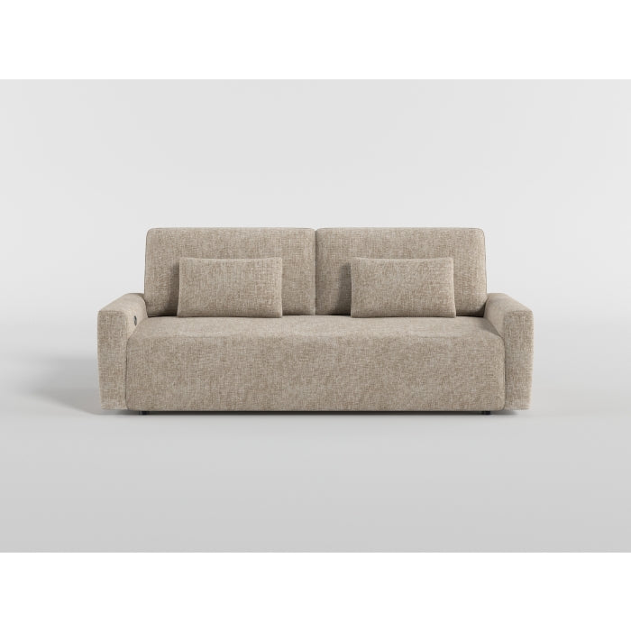Cumulus Green Convertible Queen Sleeper Sofa With Charging Ports - Ornate Home