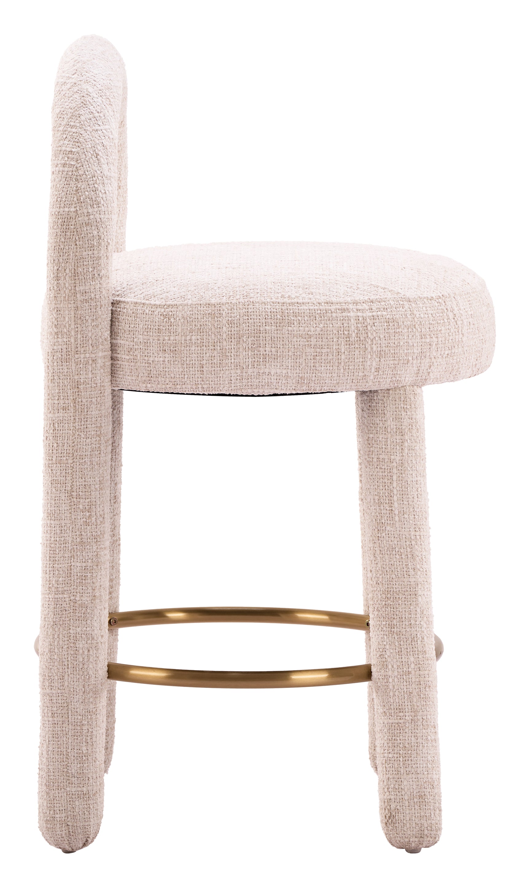 Curco Beige Counter Stool (Set of 2)