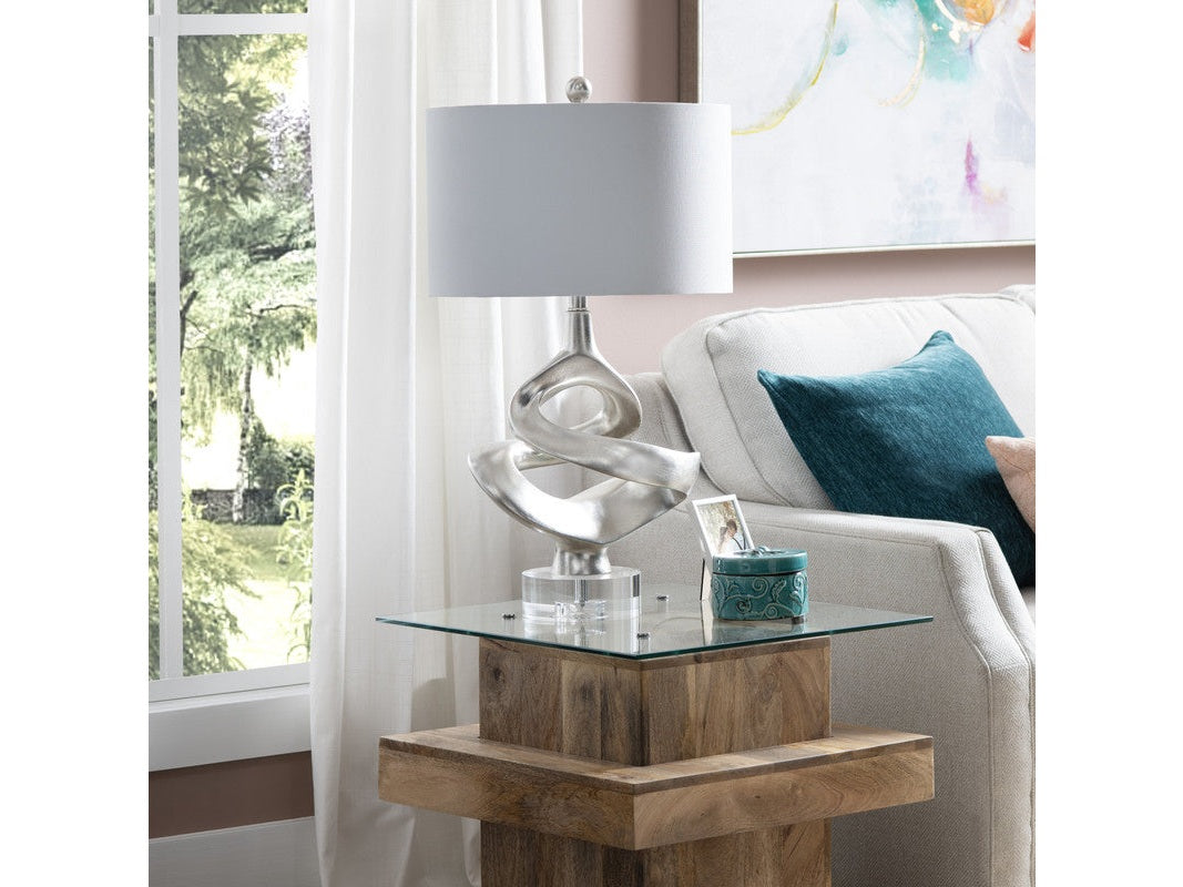 Curran Silver Table Lamp - Ornate Home