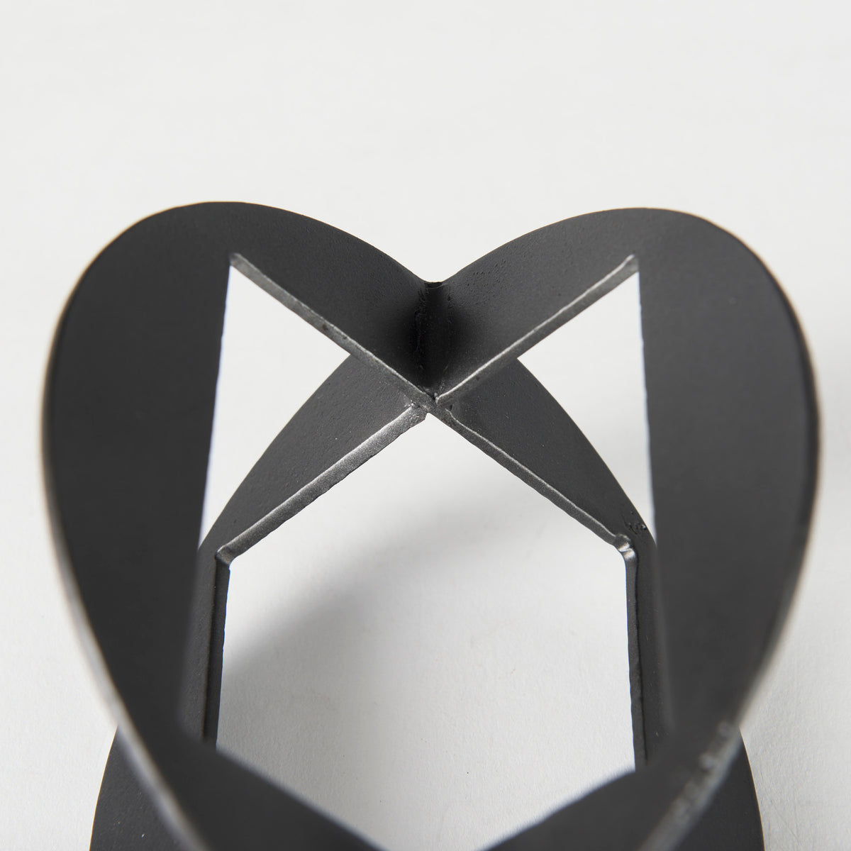 Cusco Black/Gunmetal Iron Small Geometric Decorative Object - Ornate Home