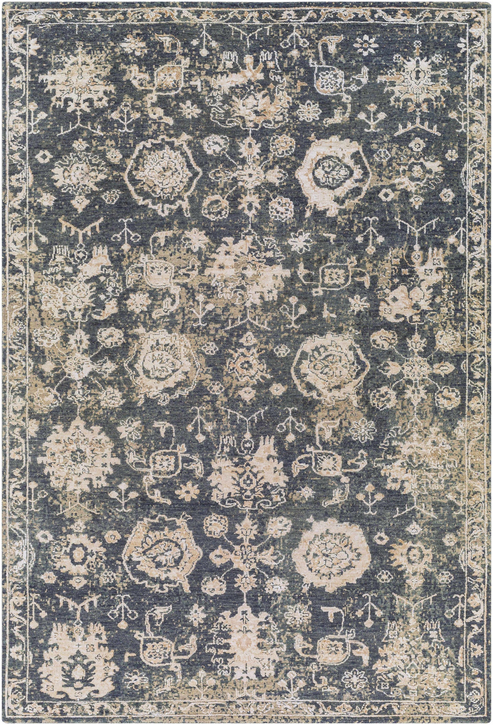 Cutlerville Handmade Wool Area Rug - Clearance - Ornate Home