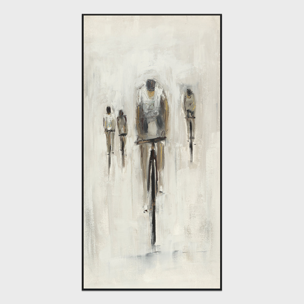 Cyclist Multicolor Painting by Buddy Whitlock - Ornate Home
