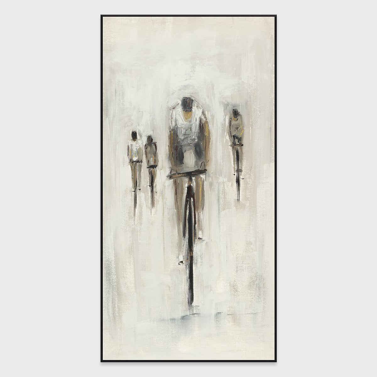 Cyclist Multicolor Painting by Buddy Whitlock - Ornate Home