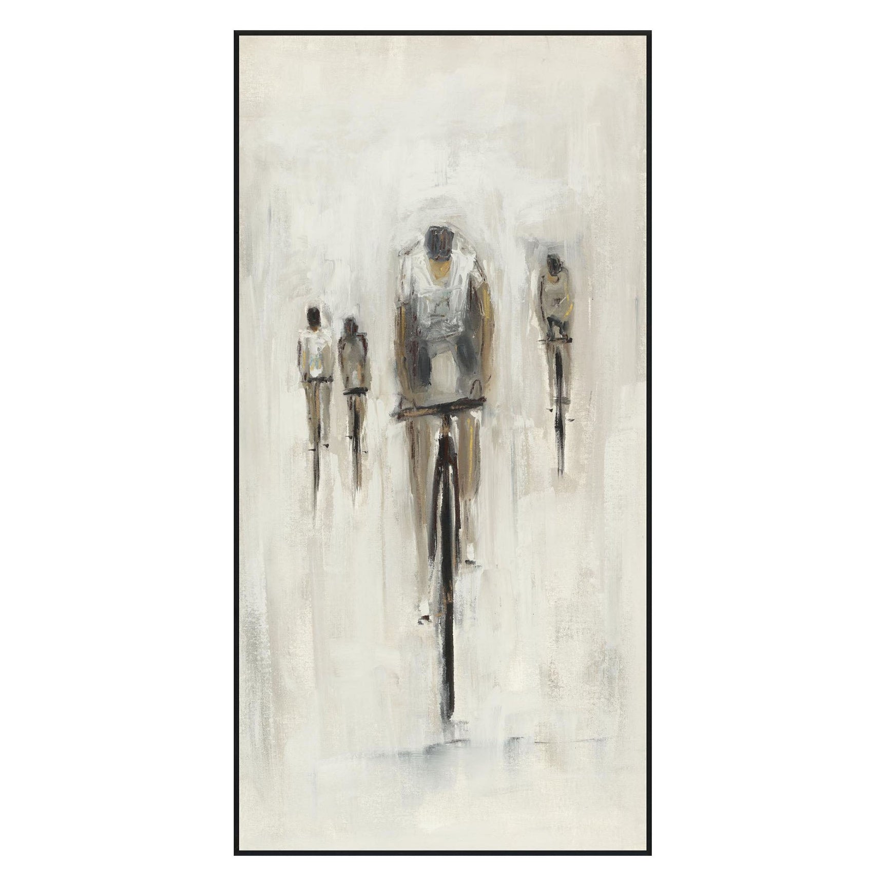Cyclist Multicolor Painting by Buddy Whitlock - Ornate Home