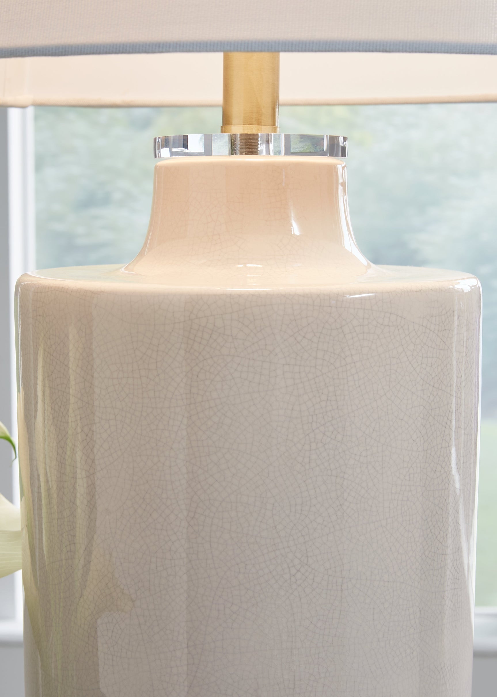 Cylener Off White Table Lamp (Set of 2) (Online Special Price) - Ornate Home