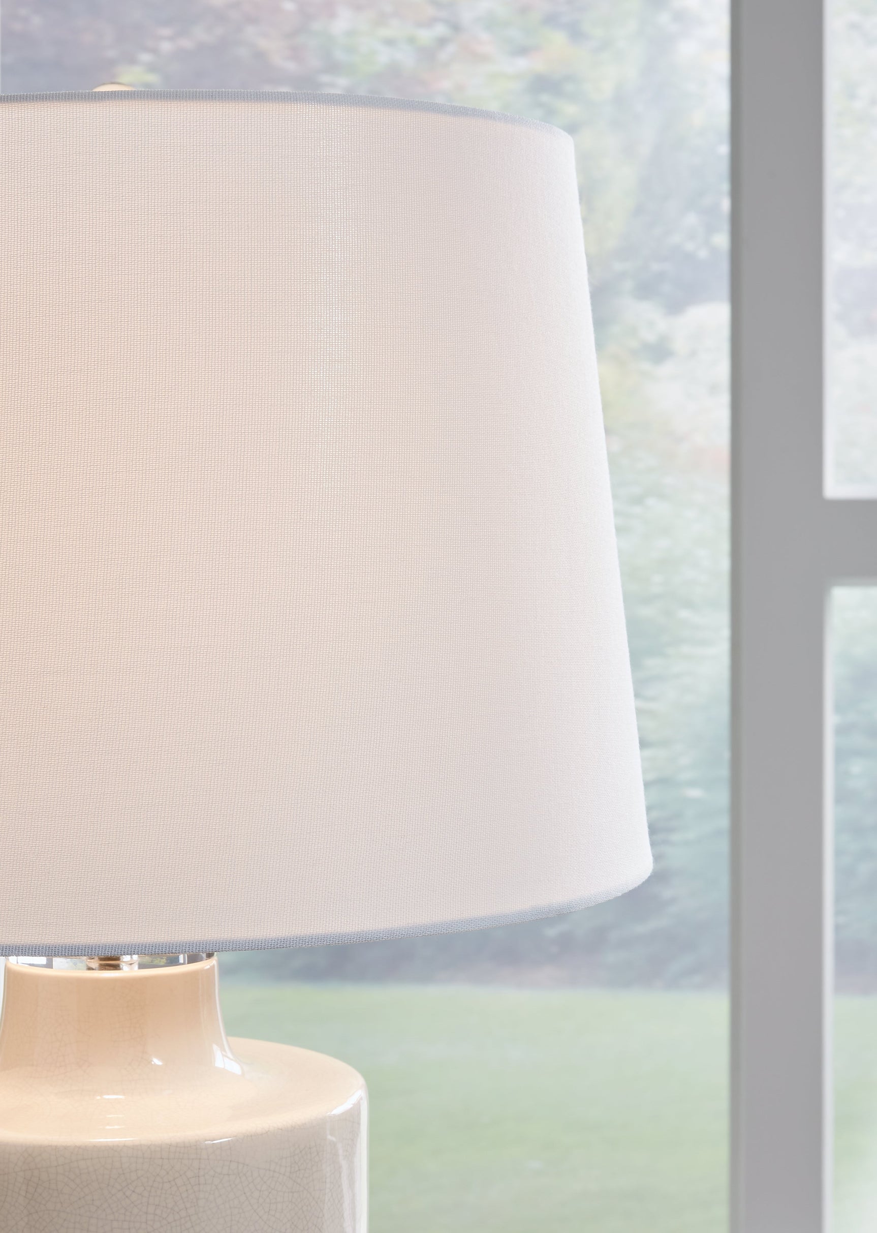 Cylener Off White Table Lamp (Set of 2) (Online Special Price) - Ornate Home