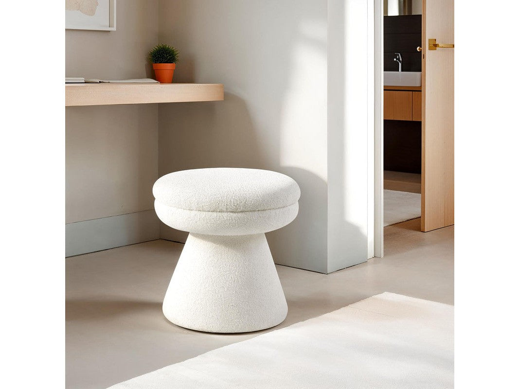 Cynthia Beige Stool - Ornate Home