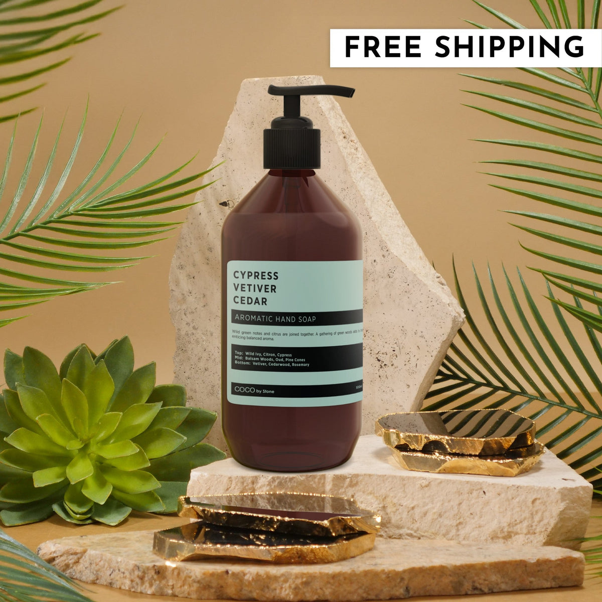 Cypress | Vetiver | Cedar Hand Soap - Ornate Home