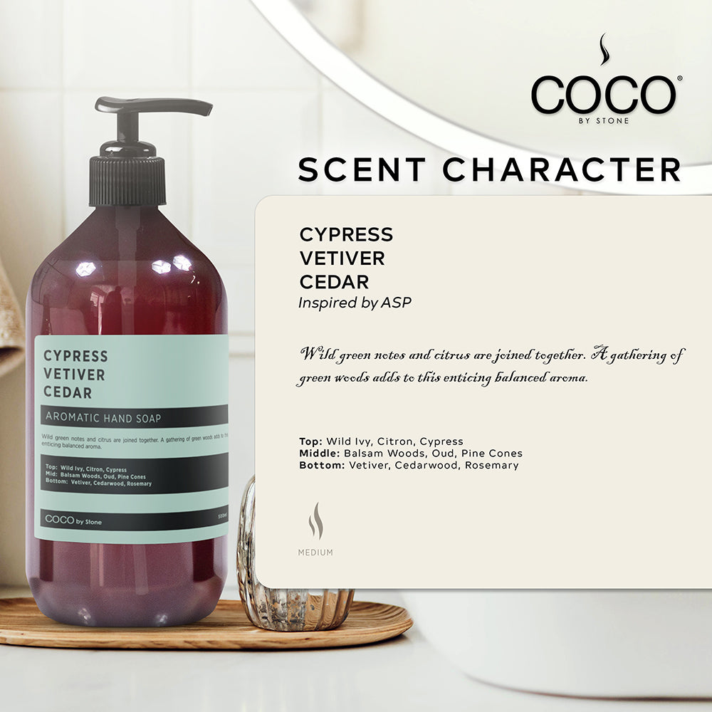 Cypress | Vetiver | Cedar Hand Soap - Ornate Home