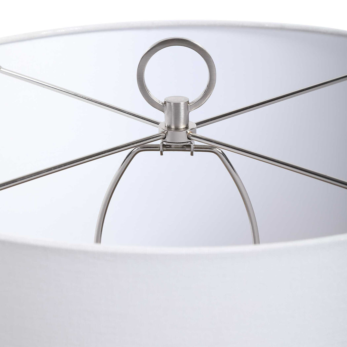 Cyprien Gray/White Table Lamp - Ornate Home
