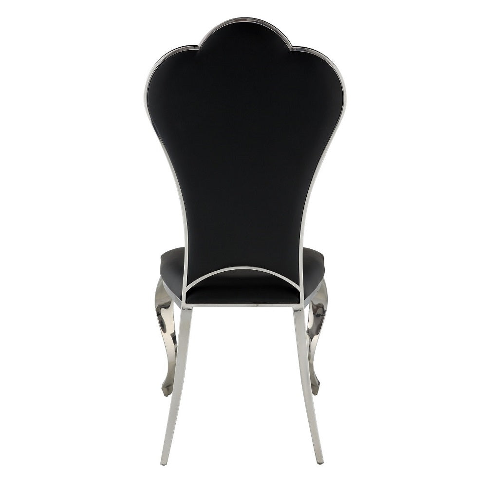 Cyrene Black Side Chair (Set of 2) - Ornate Home