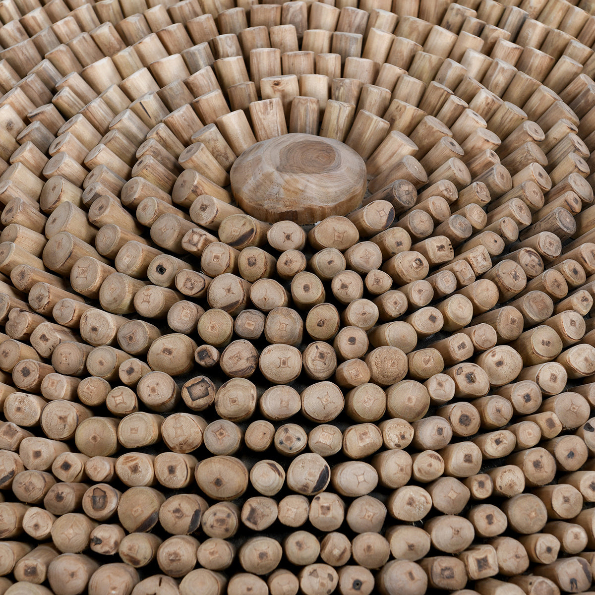 Cyrus Natural/Black Coffee Table - Ornate Home