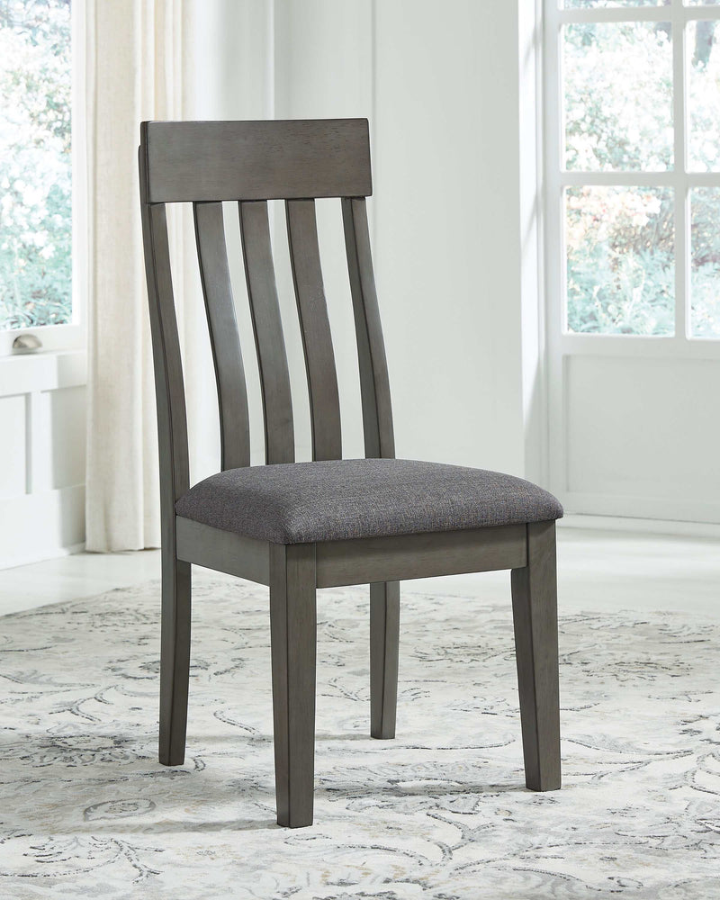 Hallanden Two-tone Gray Dining Chair (Set of 2) - Ornate Home