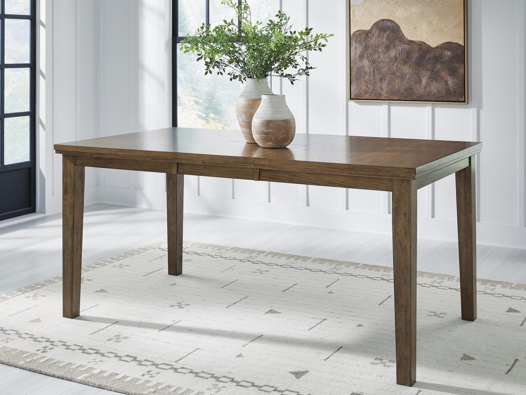 Broxtyn Light Brown Counter Height Dining Extension Table (Online Special Price)