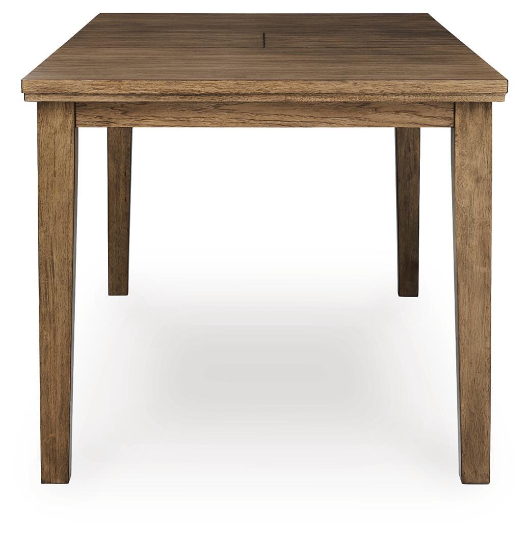 Broxtyn Light Brown Counter Height Dining Extension Table (Online Special Price)