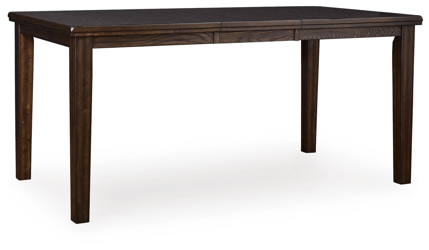 Haddigan Dark Brown Counter Height Extension Table and 8 Barstools