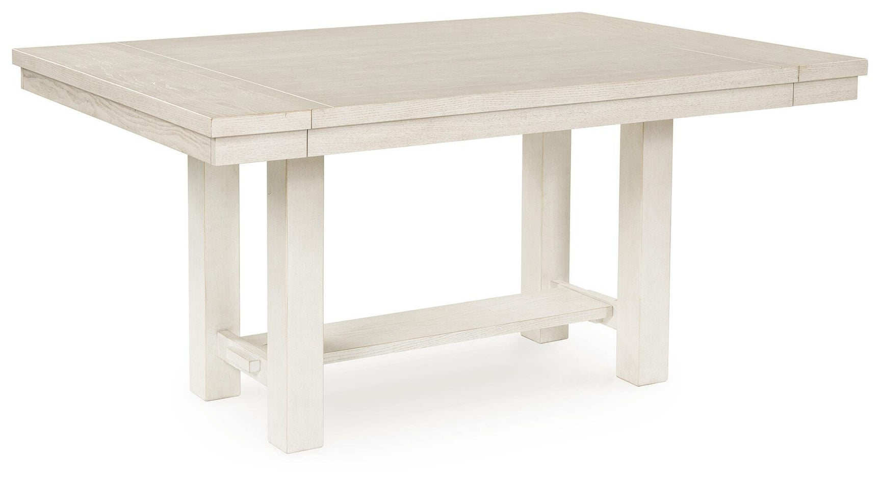 Robbinsdale Antique White Dining Table, 6 Chairs and Bench