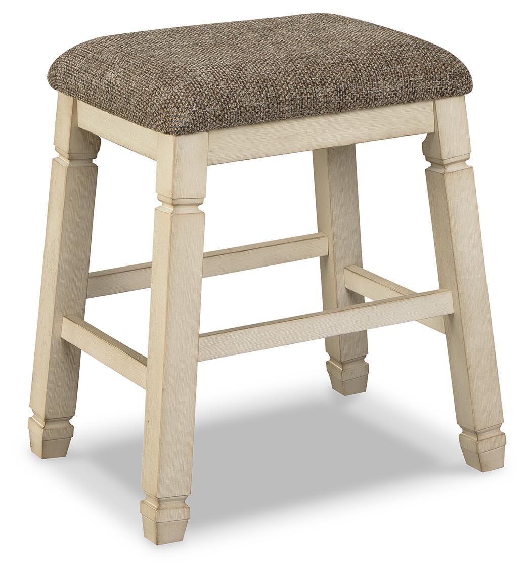 Bolanburg Antique White Counter Height Dining Table and 4 Barstools (Online Special Price)