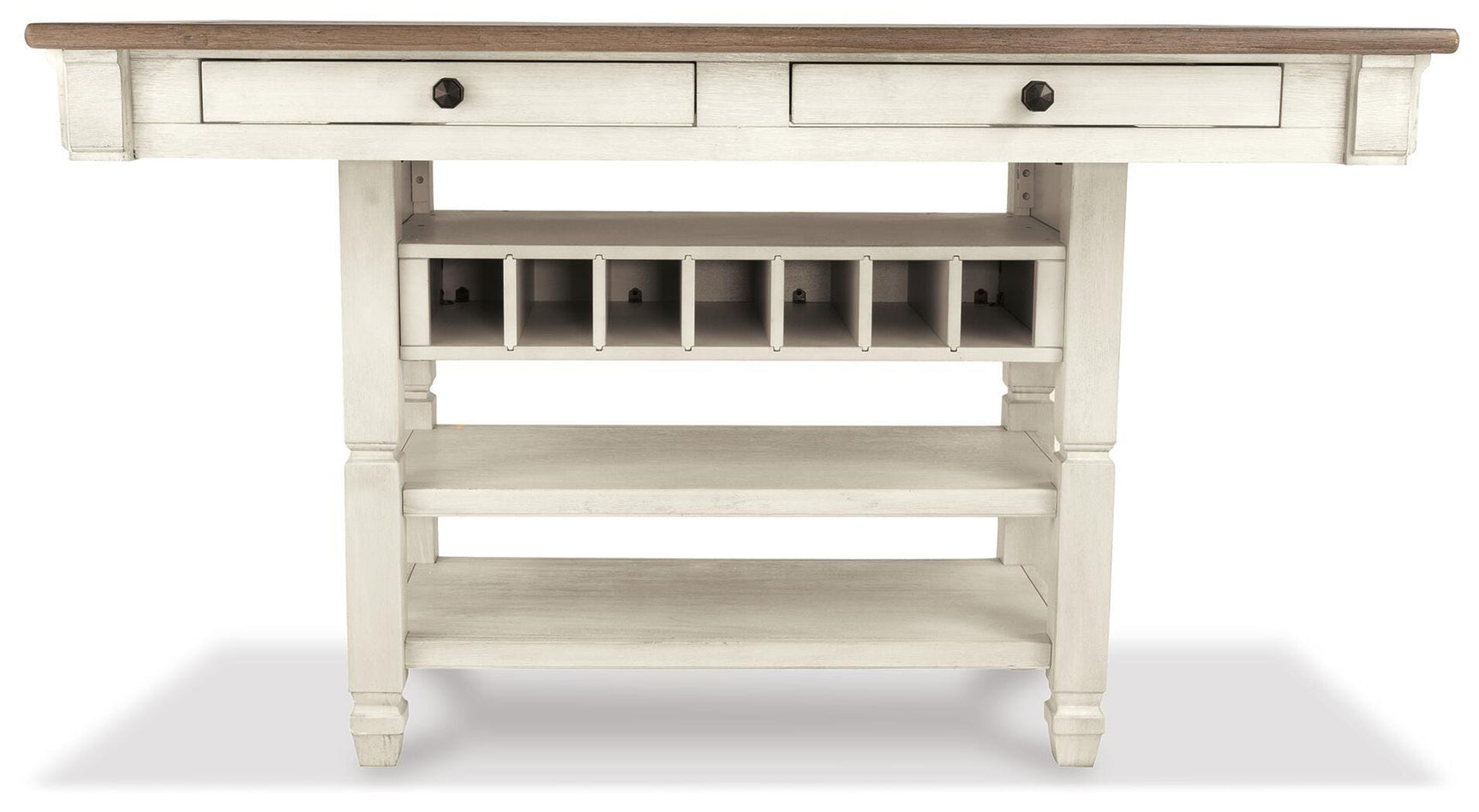 Bolanburg Antique White Counter Height Dining Table and 4 Barstools (Online Special Price)