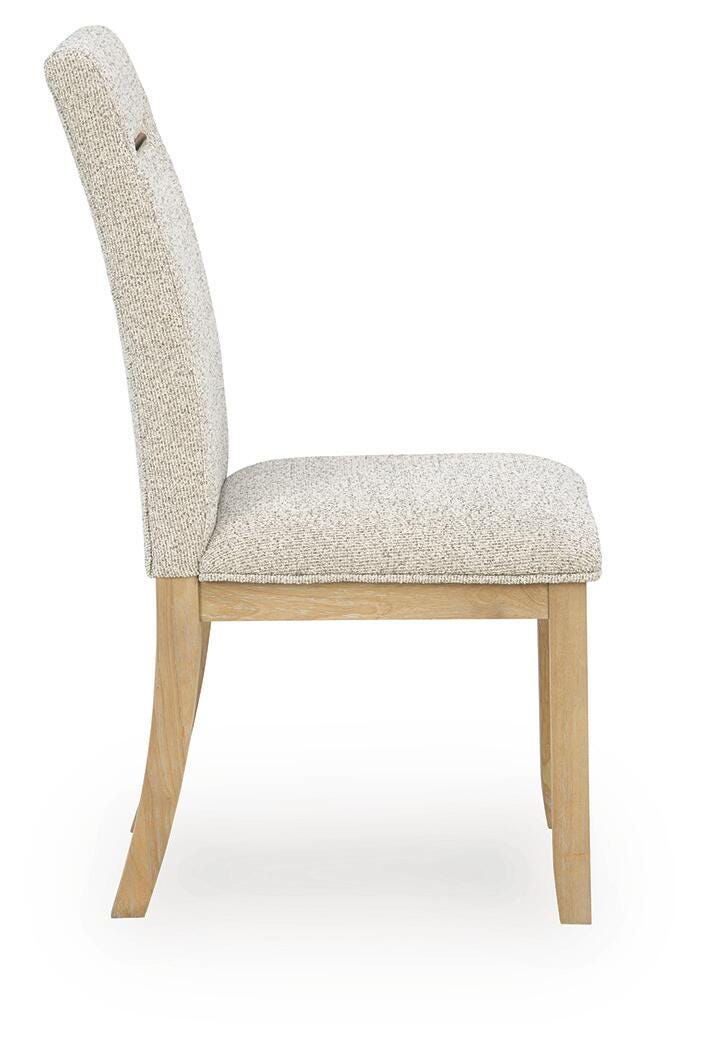 Lasinger Light Brown Dining Table and 4 Side Chair