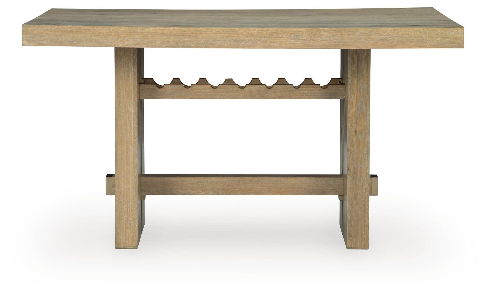 Lasinger Light Brown RECT Dining Room Counter Table (Online Special Price)