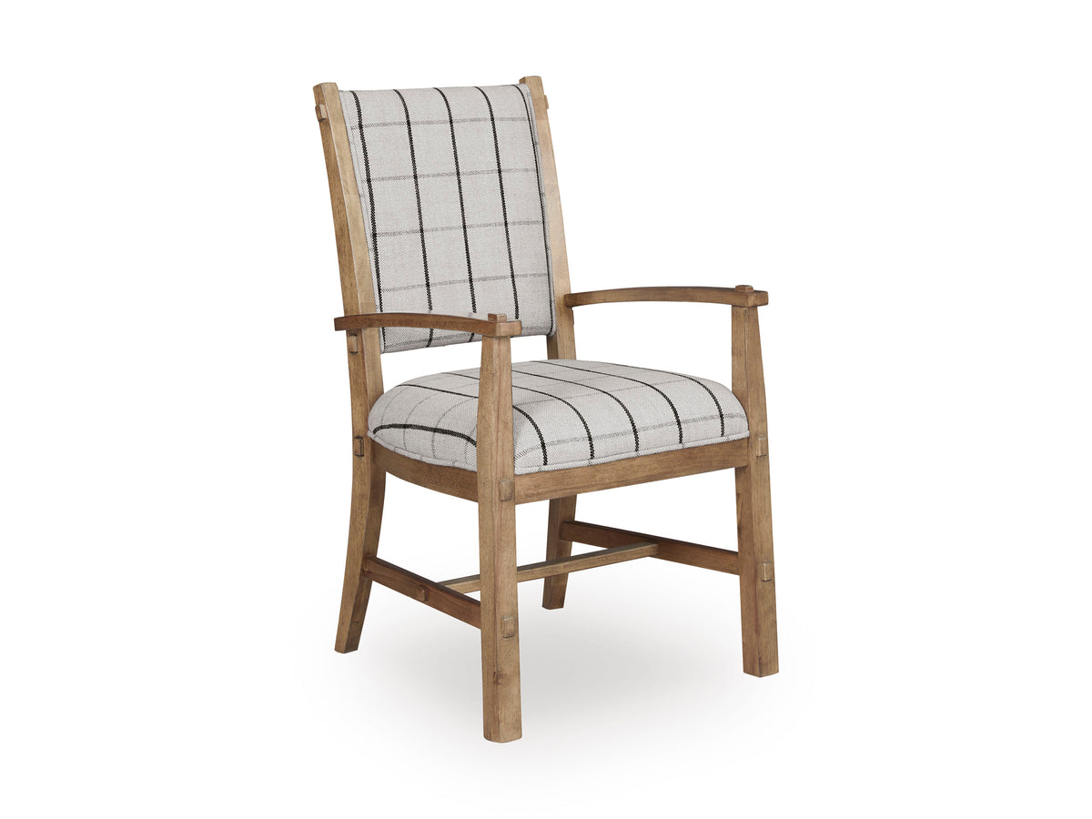 Ridgester Light Brown Extension Dining Table, 2 Arm Chairs and 8 Side Chairs