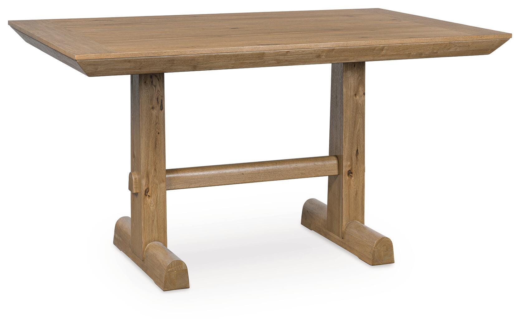 Ridgester Light Brown RECT Dining Room Counter Table