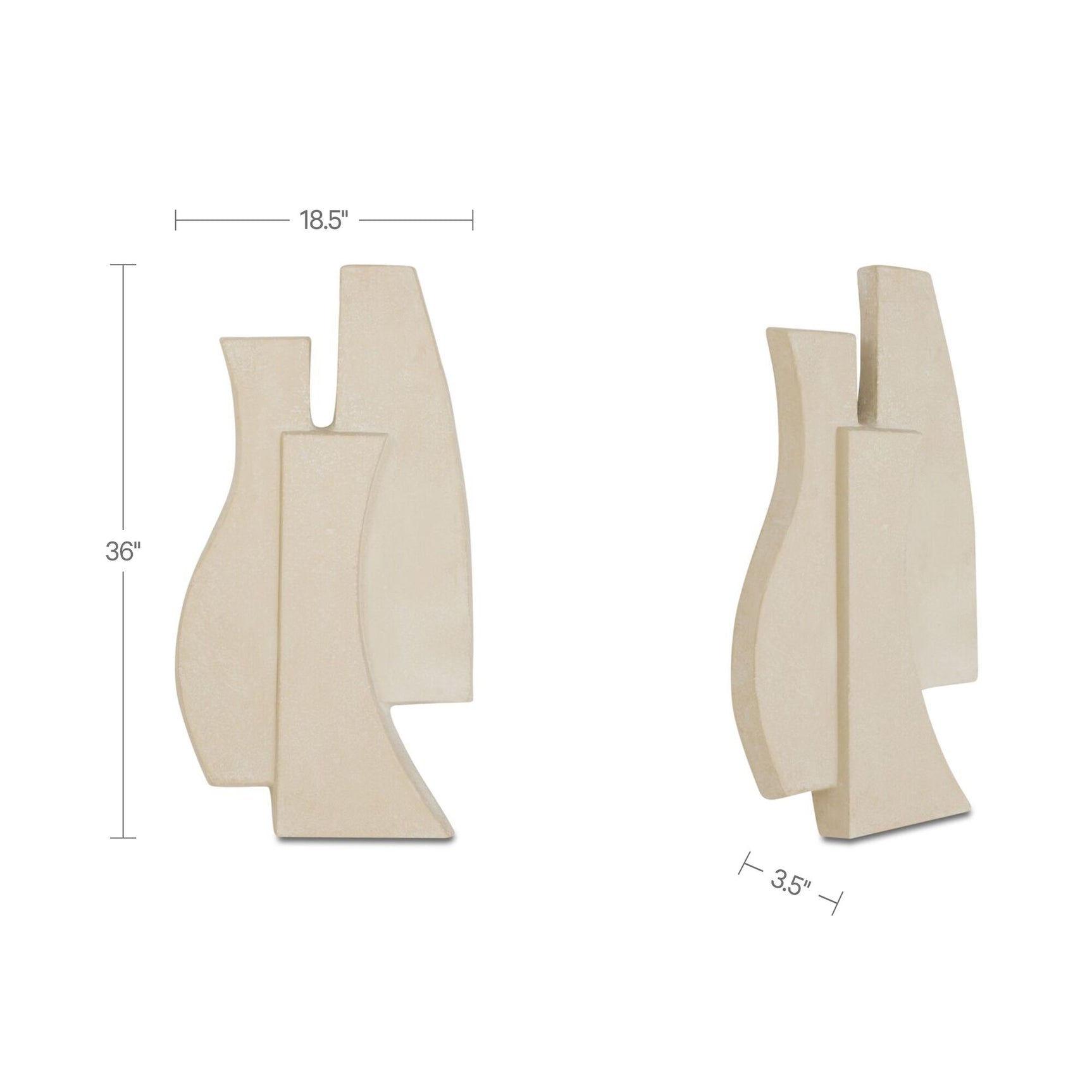Ola Beige Wall Sculpture