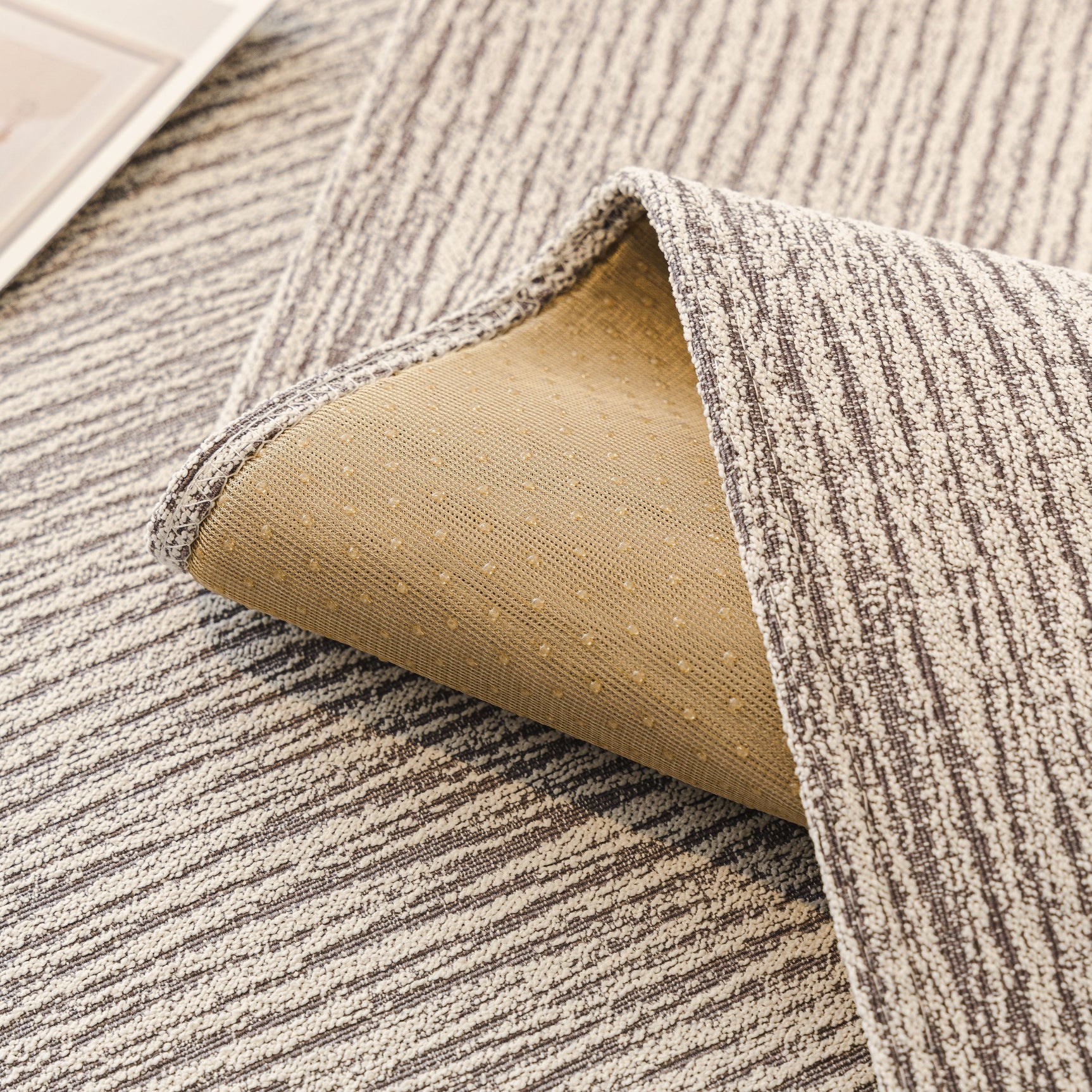 Soft Chenille Sectional Sofa Cover with Pom Pom Trim – Non-Slip Couch Protector