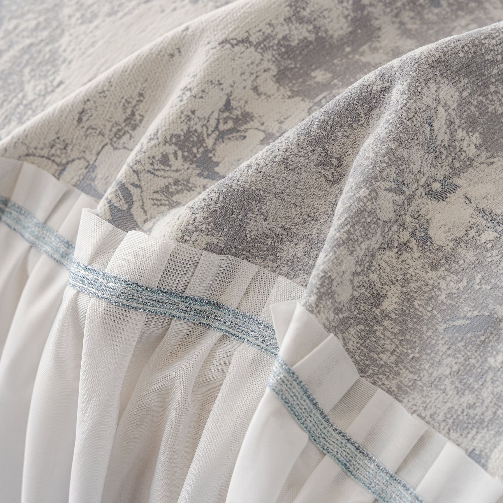 French Chic Style Ruffle Rose Cover Throw for Sofas, Decorative Sectional Covers