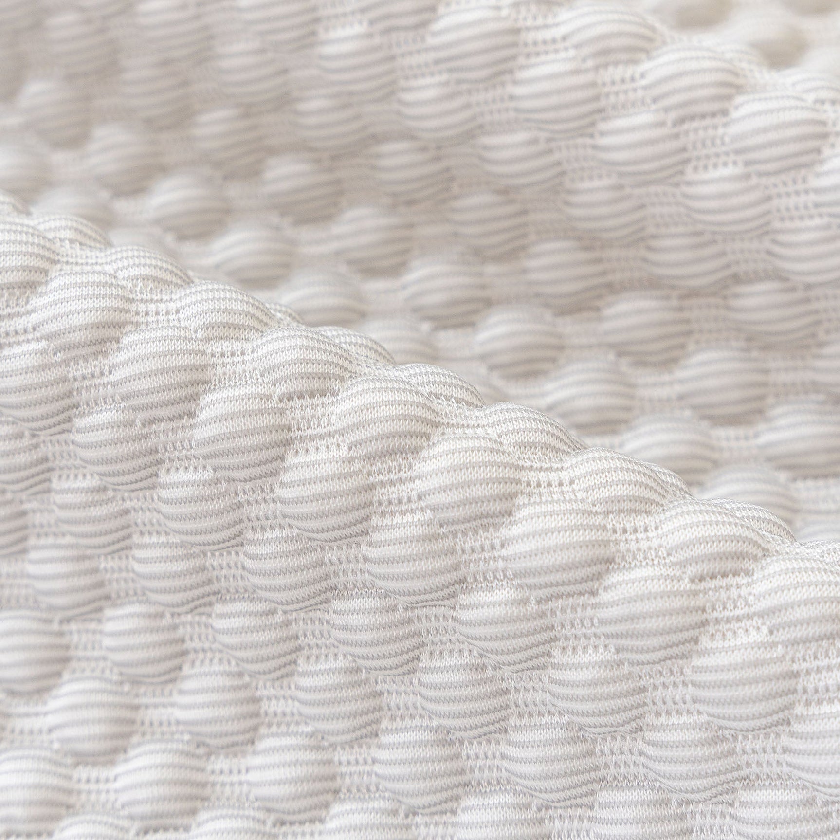 3D Bubble Textured Furniture Protector Throw Cover, Cooling Soft Woven Couch Cover
