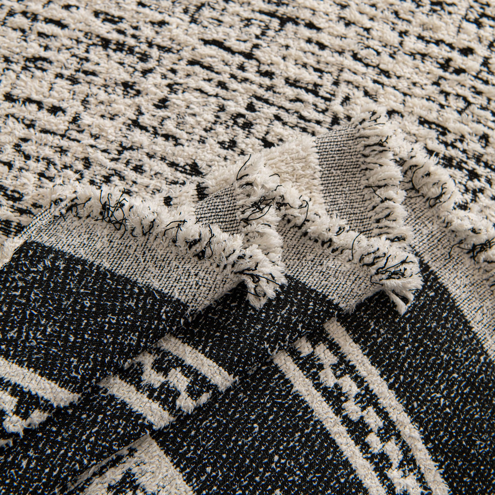 Textured Woven Furniture Protector for Couch, Rustic Farmhouse Sofa Throw Blanket